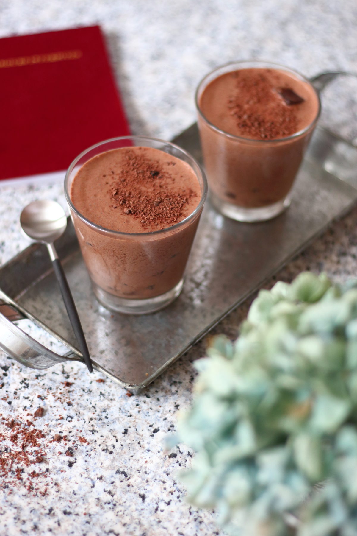Iced Chocolate & almond milk drink Iced Chocolate & almond milk drink