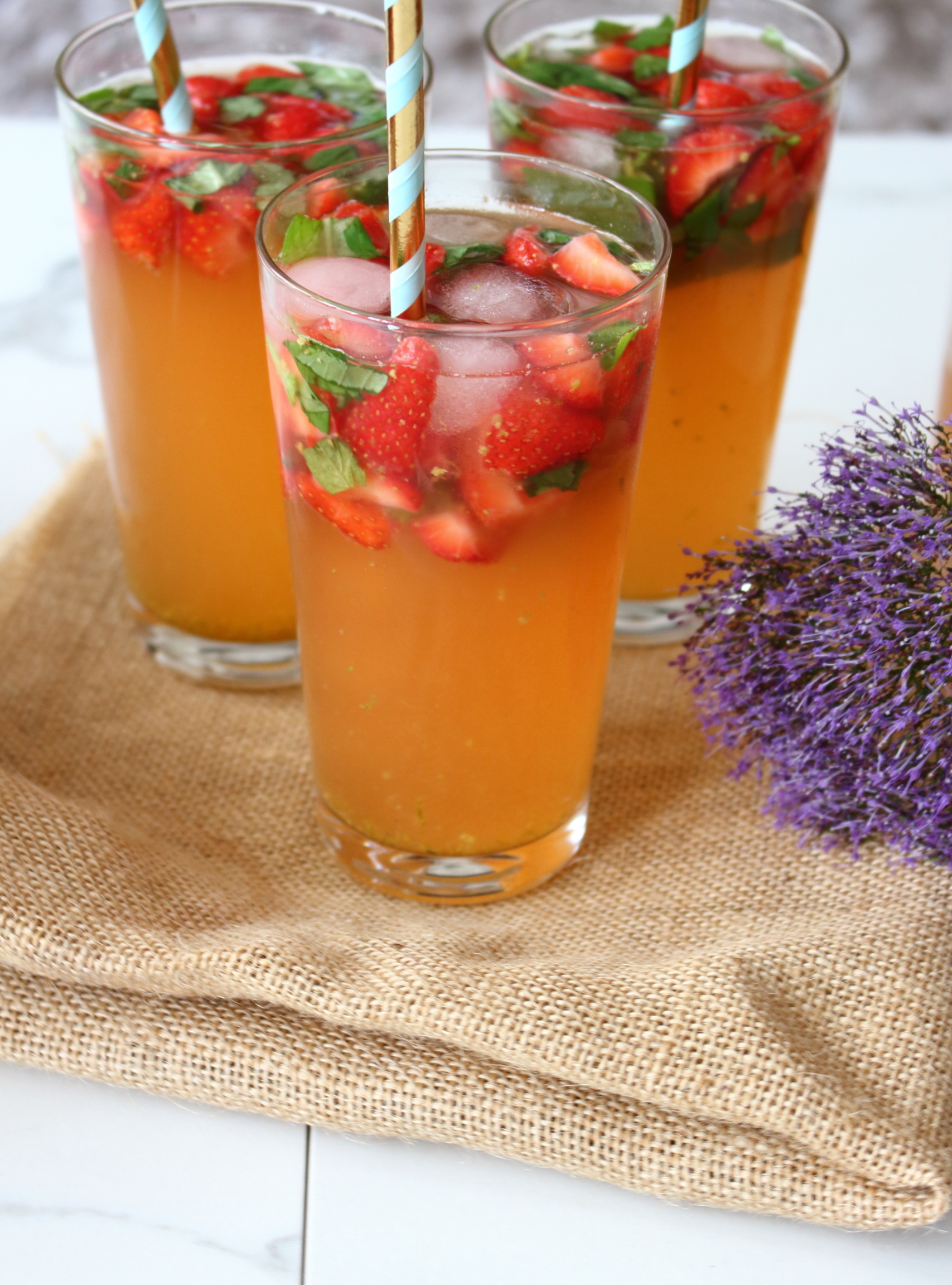 Honey-Sweetened Limeade