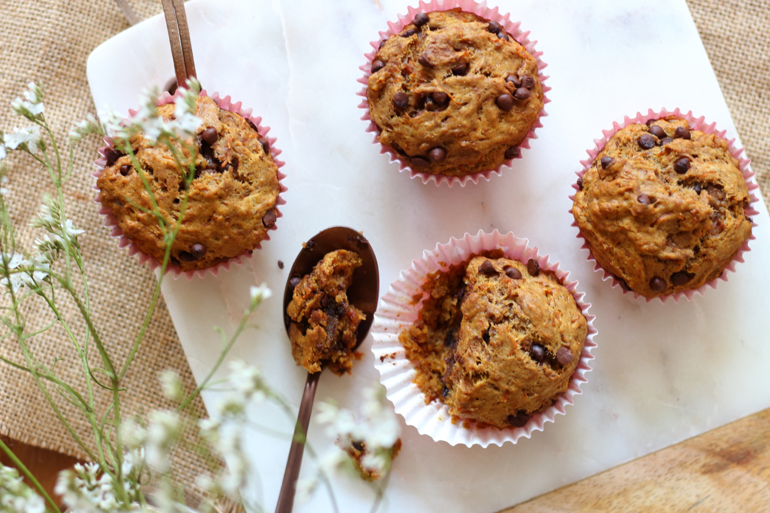 Vegan & Gluten Free Pumpkin Spice Muffins