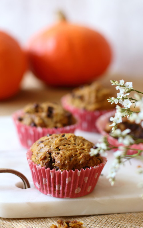 vegan gluten free pumpkin spice muffins