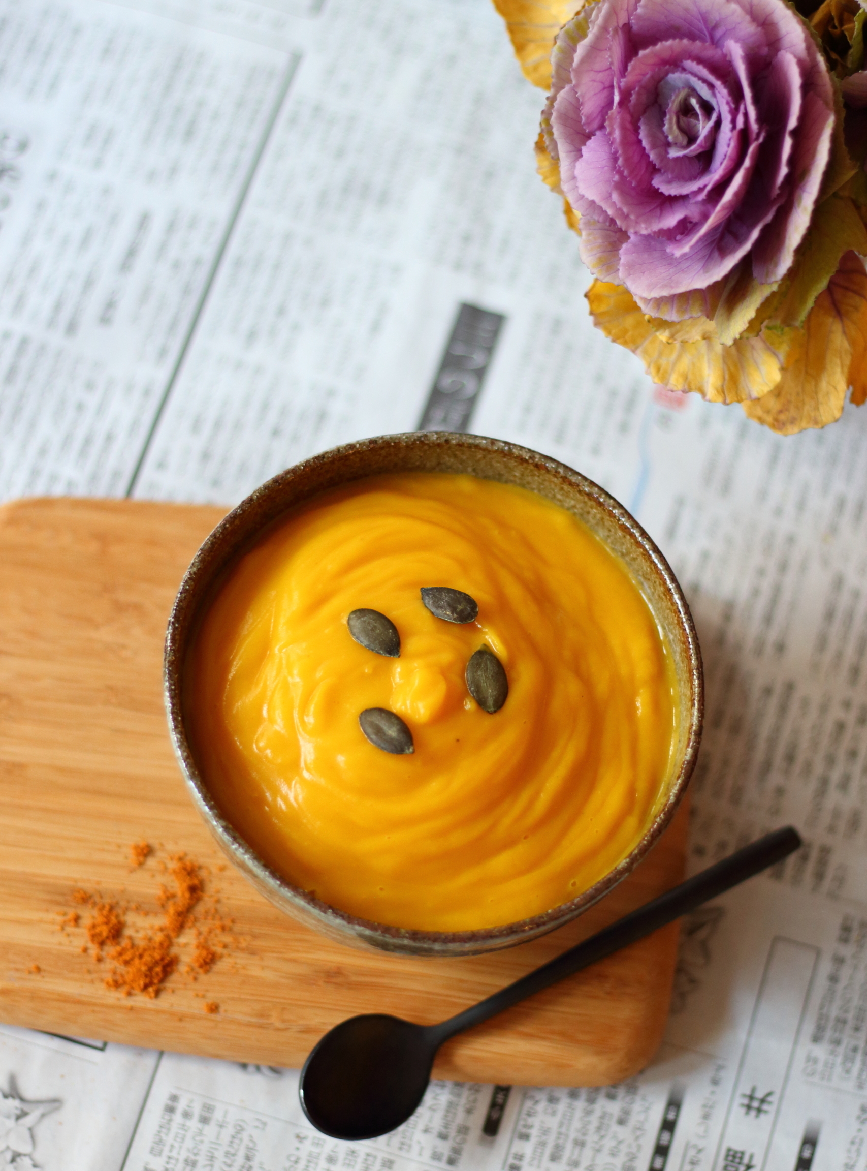 Curried Butternut squash soup