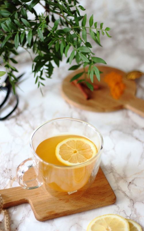 ginger tumeric and cinnamon detox infusion