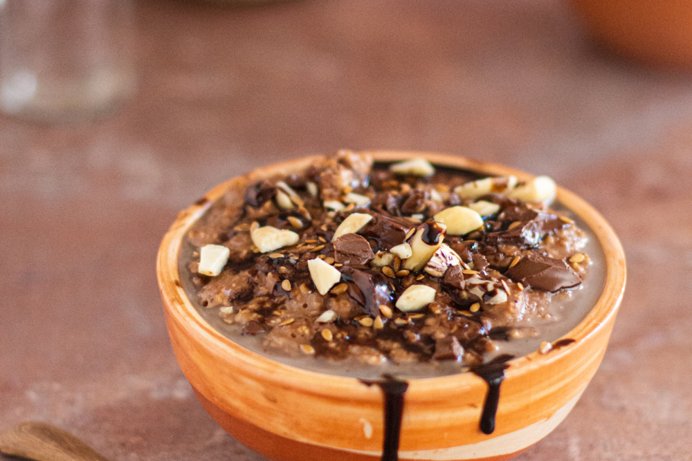 Crazy nutty choco Porridge