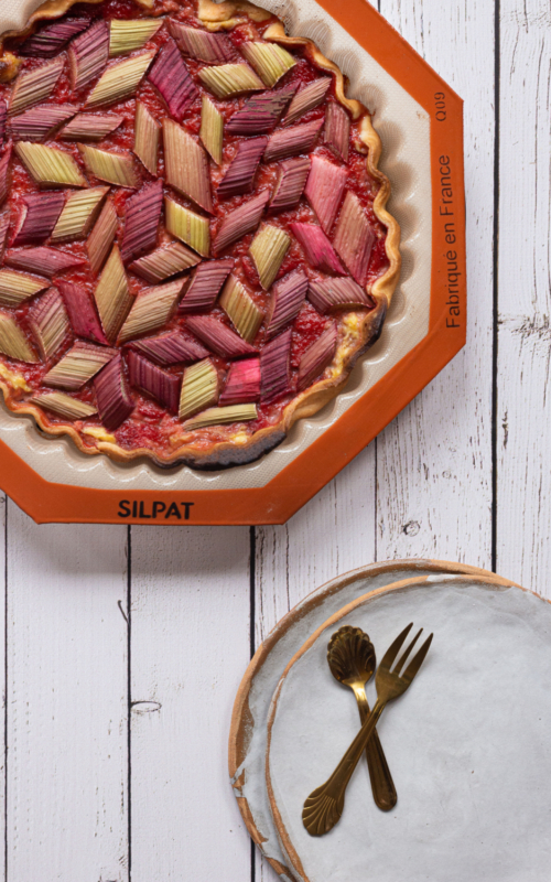 silpat tarte rhubarbe fraise