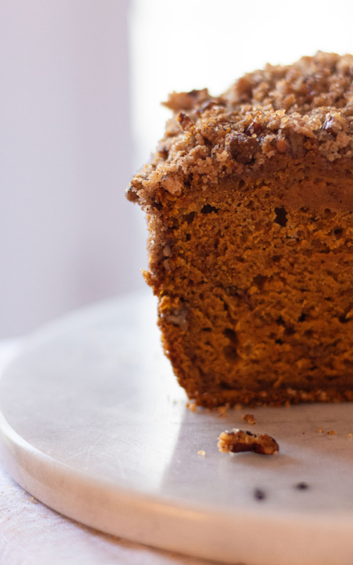 cake potiron et streusel noix de pecans