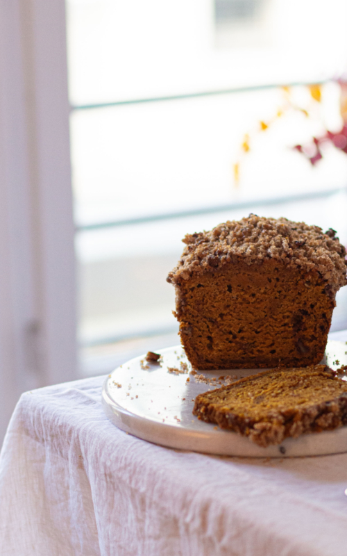 cake potiron et streusel noix de pecans